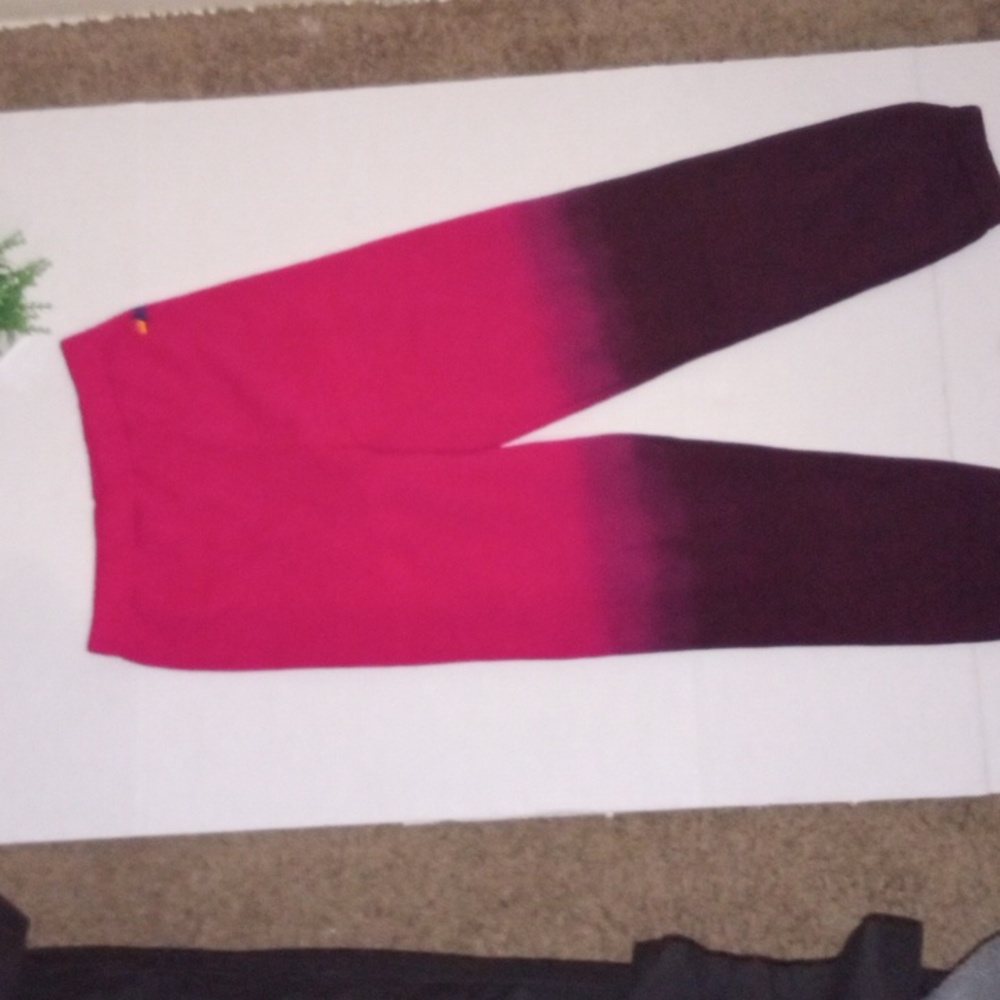 Aviator Nation Ombre Sweatpants. Pink and Purple in color. Big Girls size 14. - Picture 5 of 8